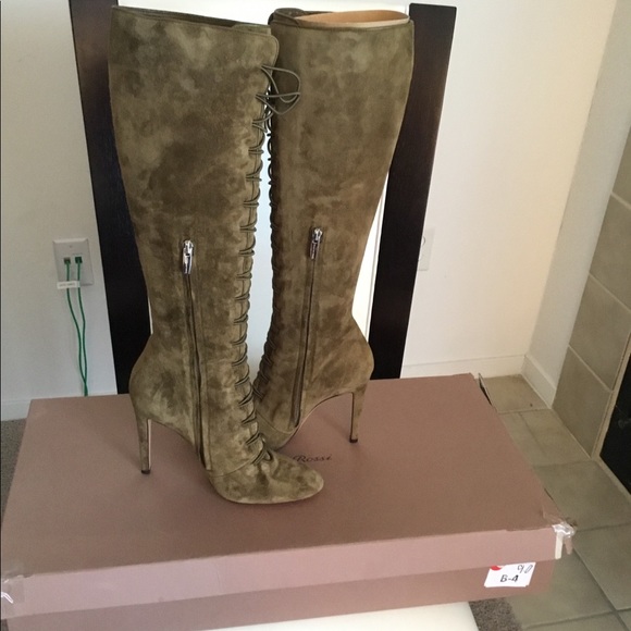 NWT Gianvito Rossi Imperia Suede Knee-High Boots. - Picture 3 of 8
